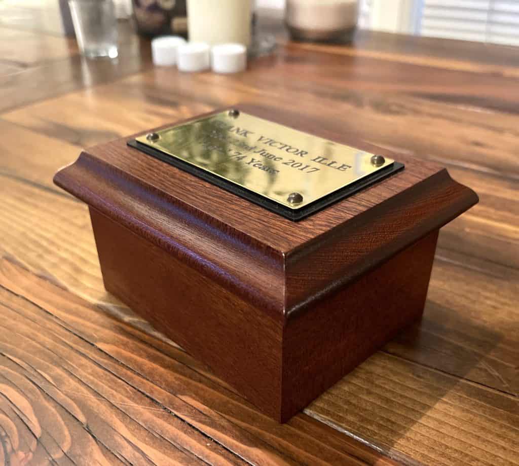 Wood Cremation Urn